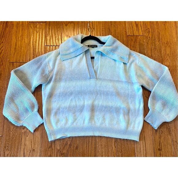I.N.C. International Concept collared ombre knit sweater XL - Picture 9 of 9